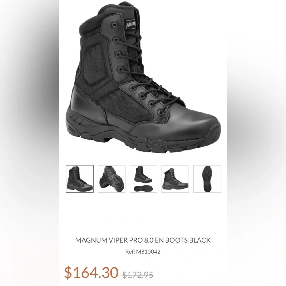 Magnum Viper pro 8.0 black boots tactical shoes size 11.5